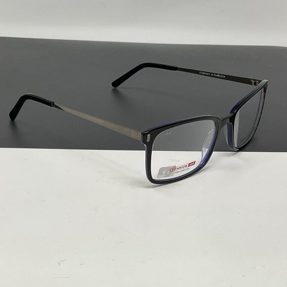 VAN HEUSEN EYEGLASS FRAMES Style H137 Blue55-18-140 Demo Lenses